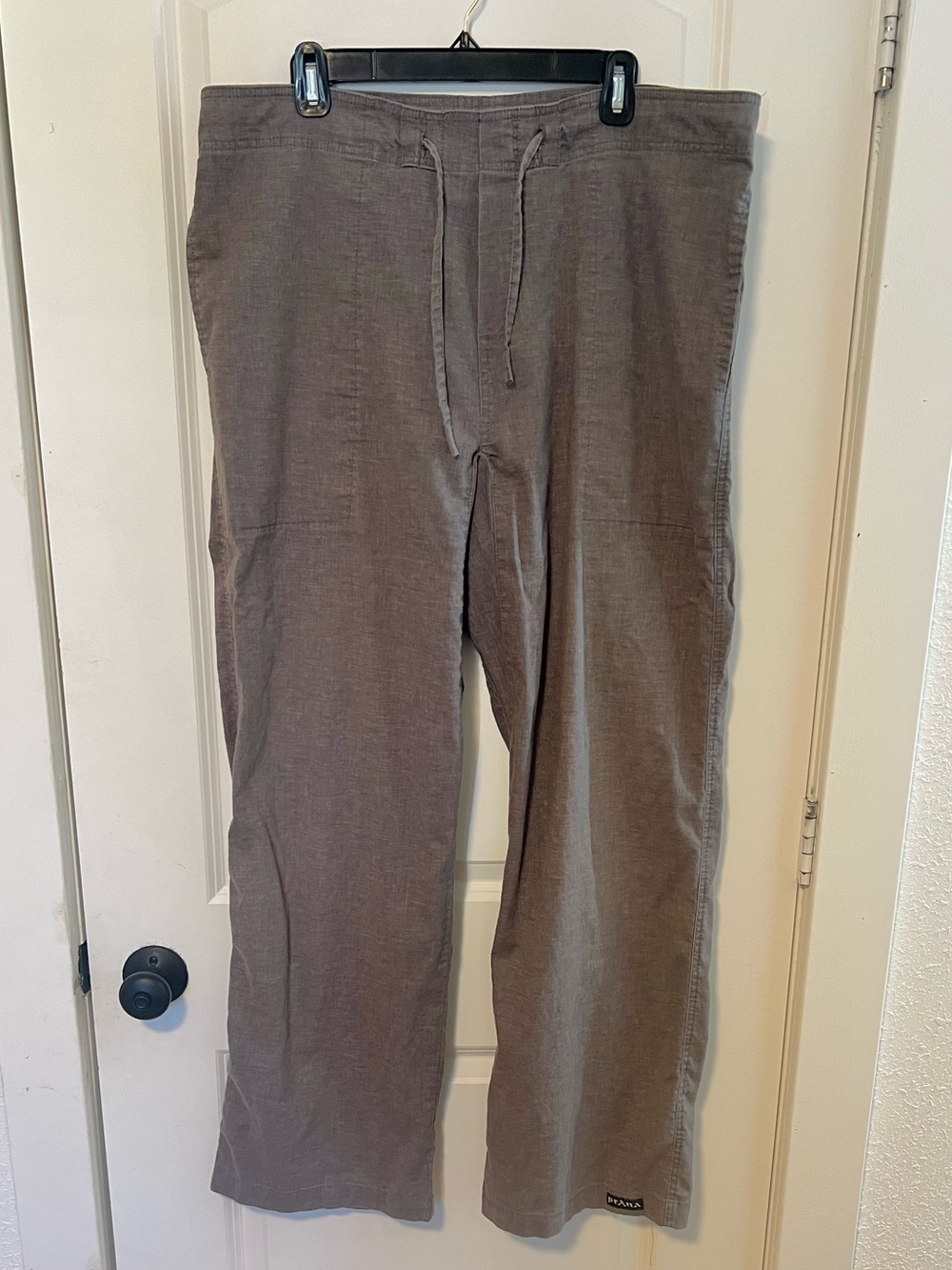 VNTG Y2K Prana Breathe Hemp Blend Wide Leg Pant Made in the USA